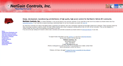 Desktop Screenshot of ngcontrols.com