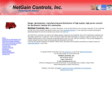 Tablet Screenshot of ngcontrols.com